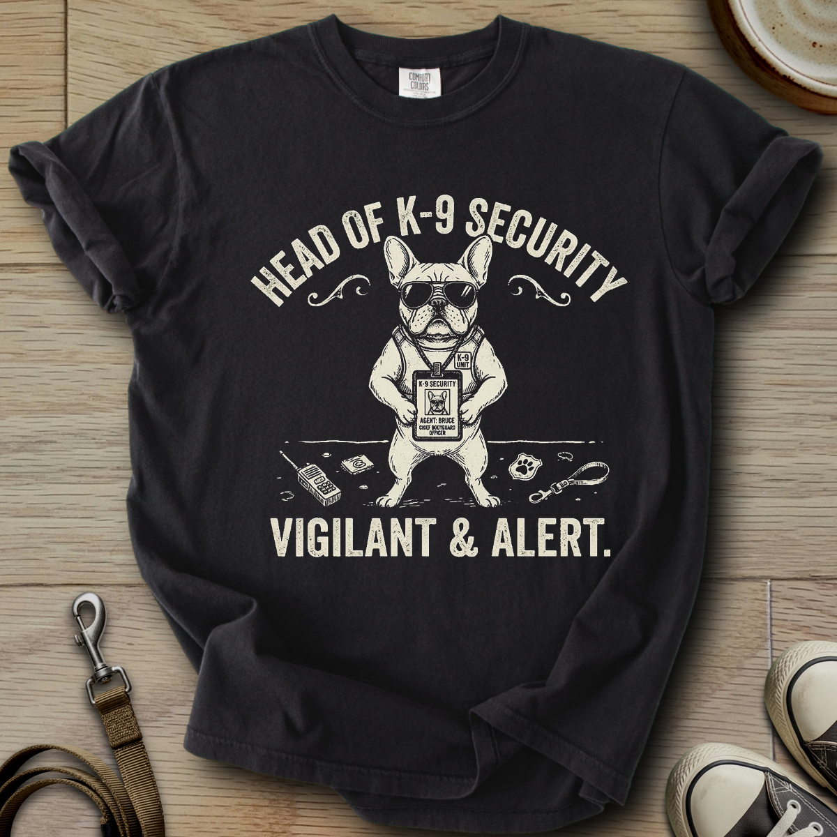 Vigilant & Alert - Frenchie T-Shirt