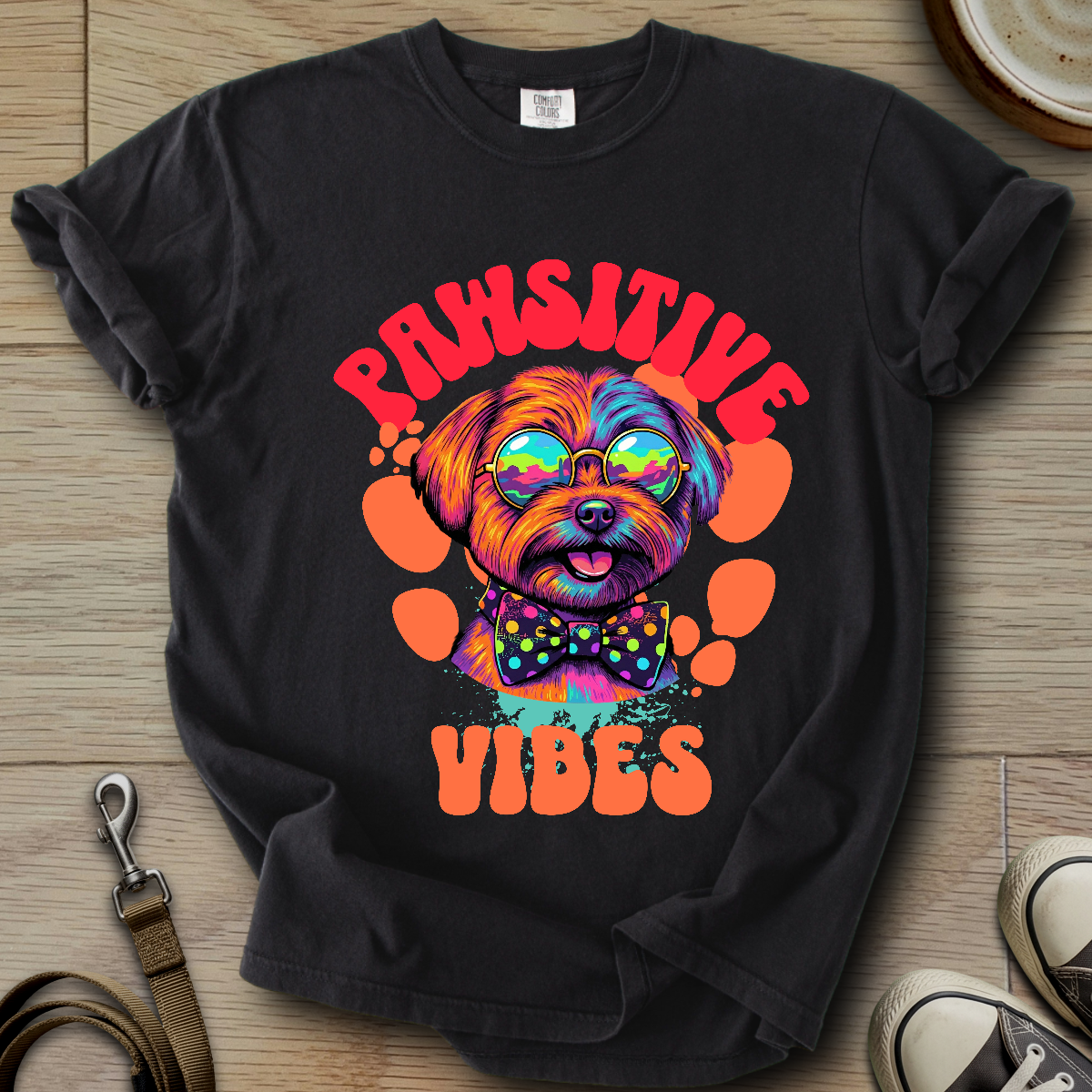 Pawsitive Dog Vibes T-Shirt