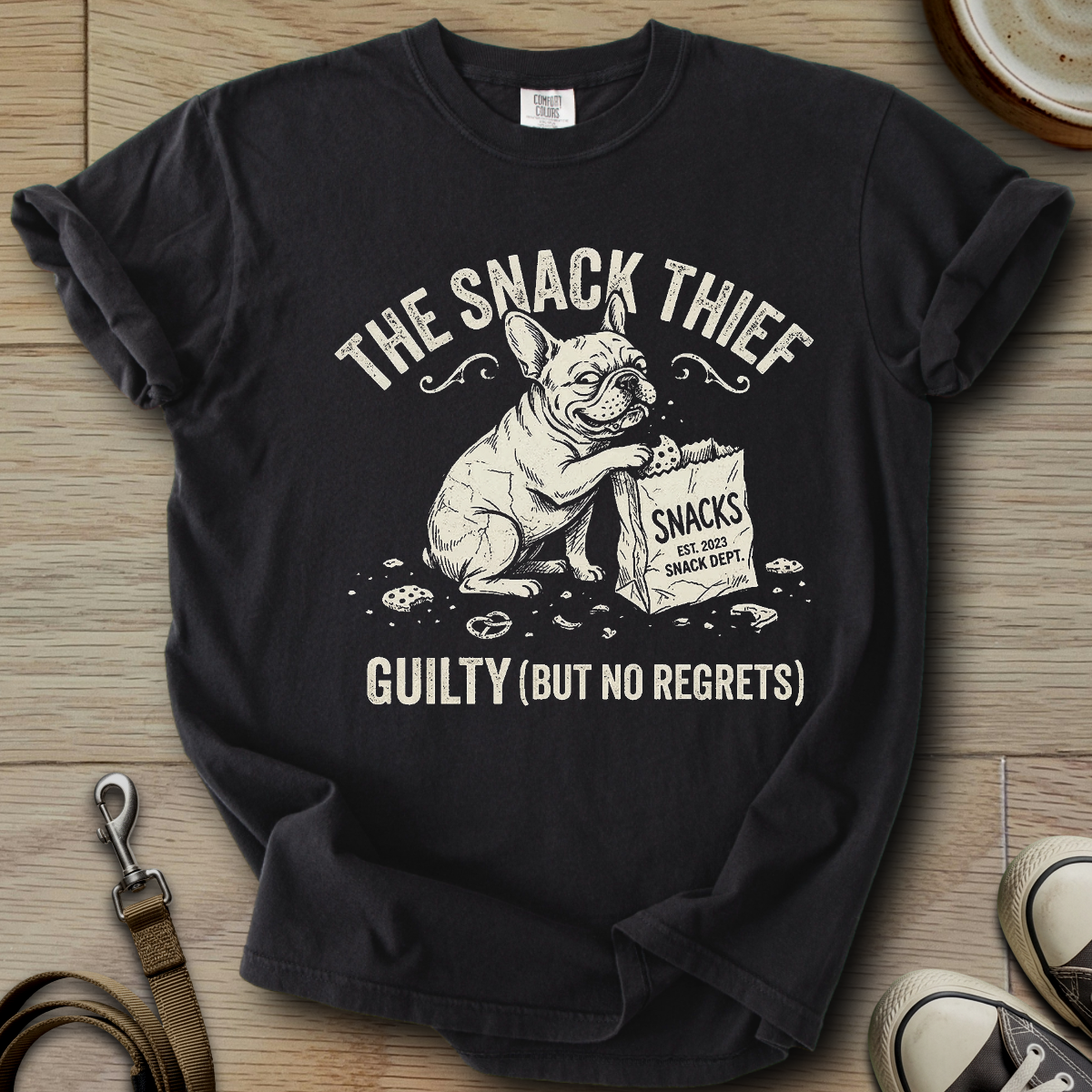 The Snack Thief - Frenchie T-Shirt