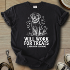 Will Work for Treats - Labrador T-Shirt