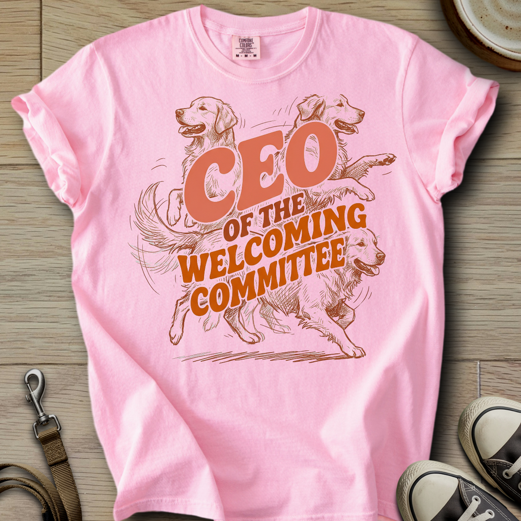 CEO of The Welcoming Committee - Golden T-Shirt