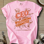 CEO of The Welcoming Committee - Golden T-Shirt