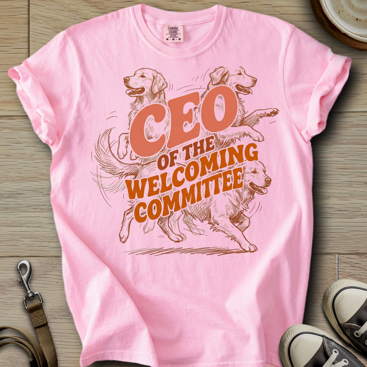 CEO of The Welcoming Committee - Golden T-Shirt