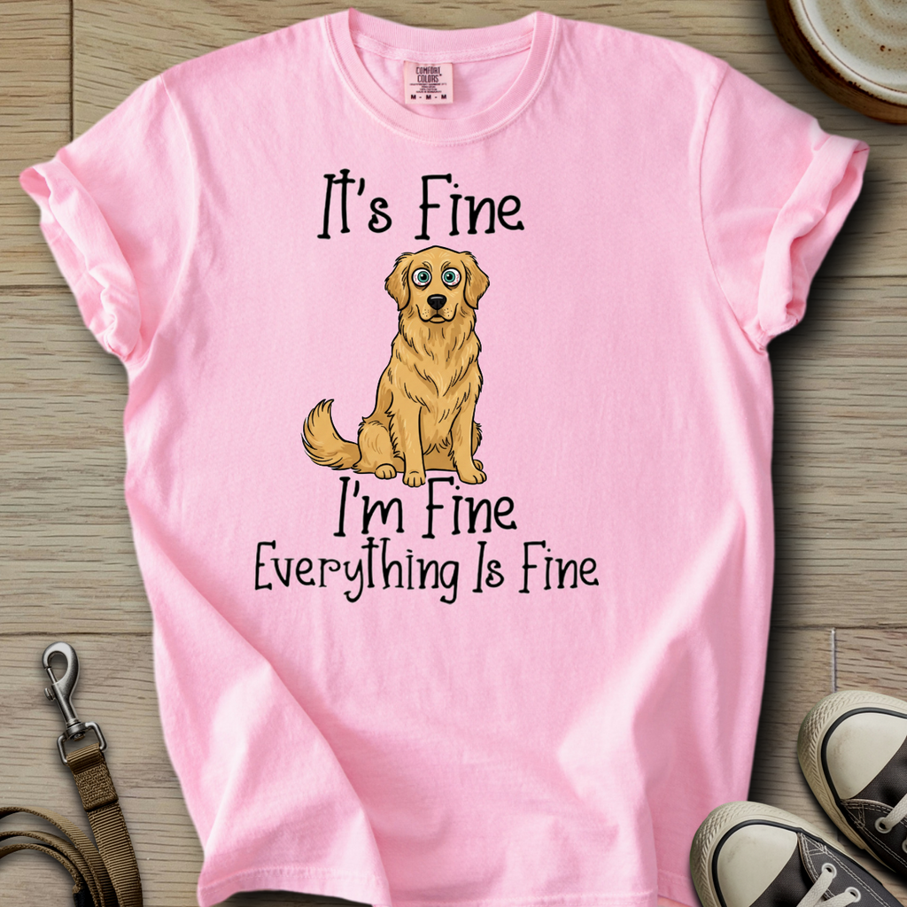 Everything is Fine - Golden T-Shirt