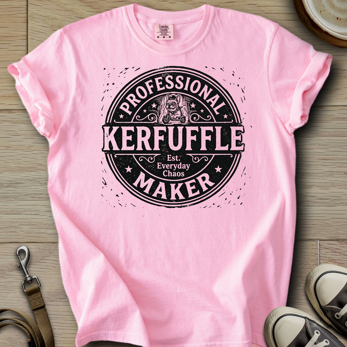 Professional Kerfuffle Maker - Frenchie T-Shirt
