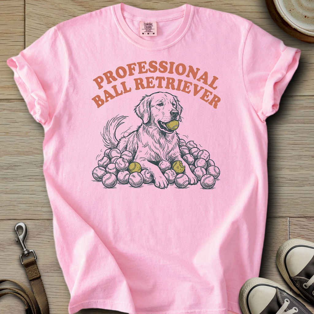 Professional Ball Retriever - Golden T-Shirt