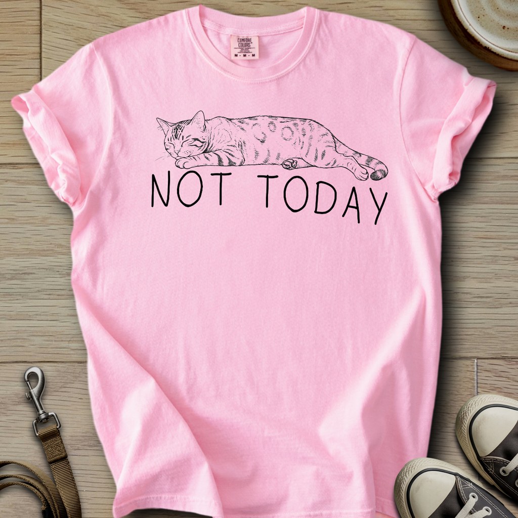 Not Today - Cat T-Shirt