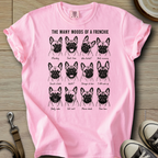 Many Moods of a Frenchie T-Shirt