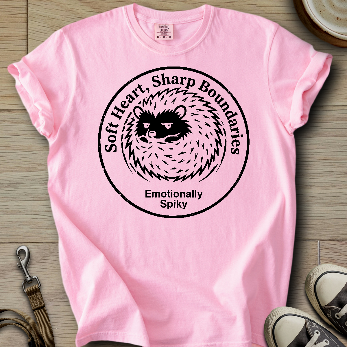 Soft Heart, Sharp Boundaries - Hedgie T-Shirt