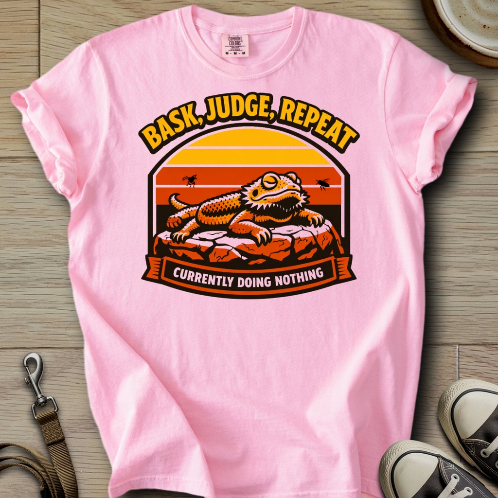 Bask, Judge, Repeat - Beardie T-Shirt