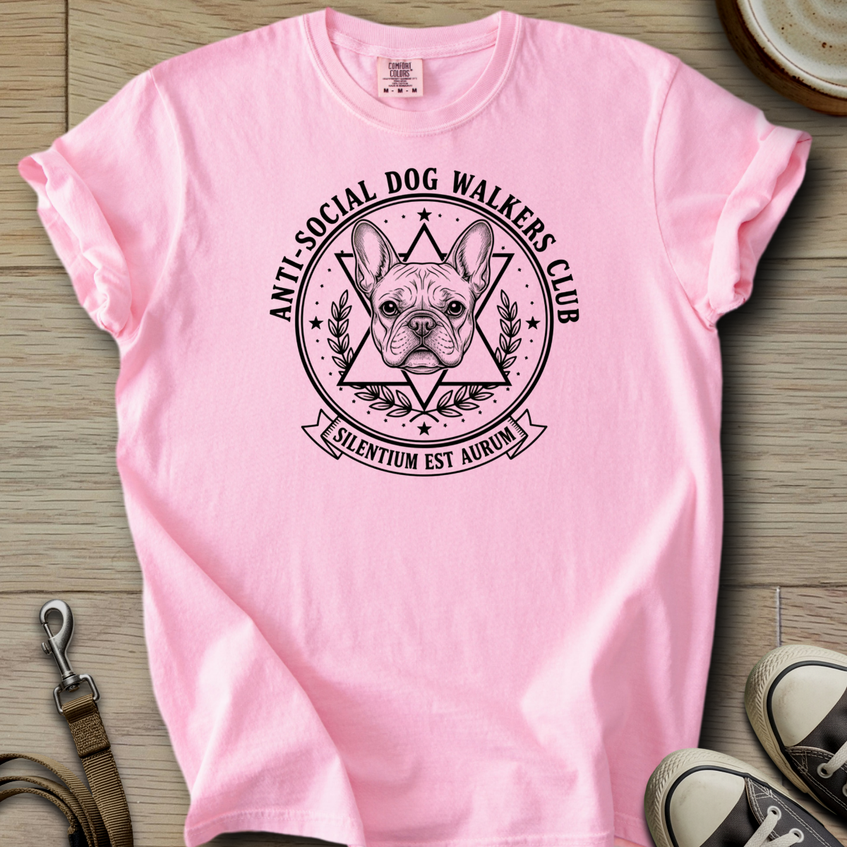Anti-Social Dog Walkers Club - Frenchie T-Shirt