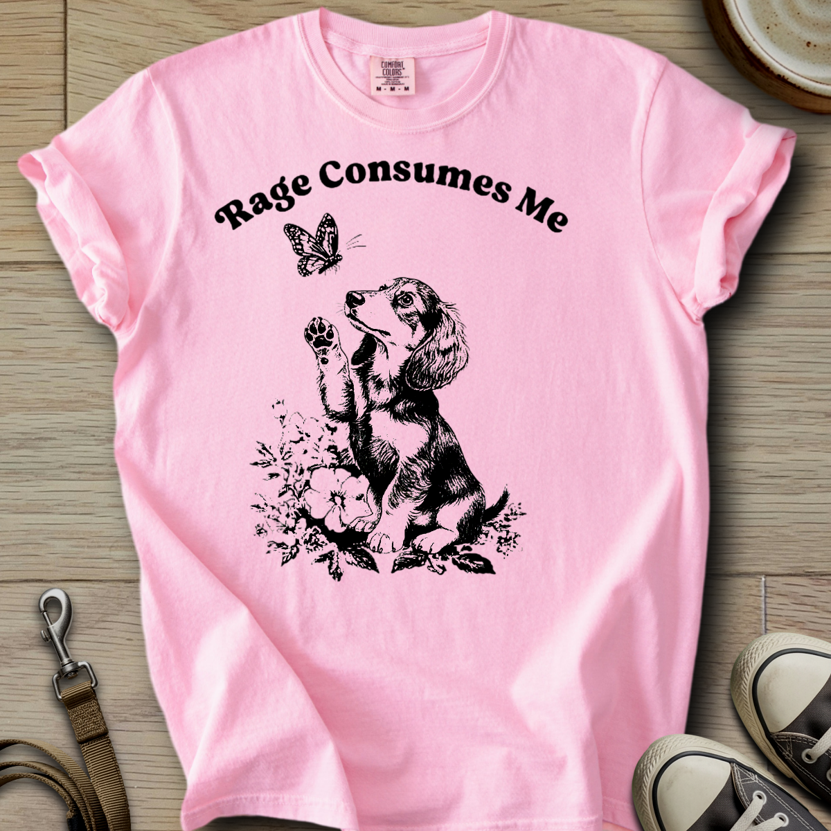Rage Consumes Me - Doxie T-Shirt