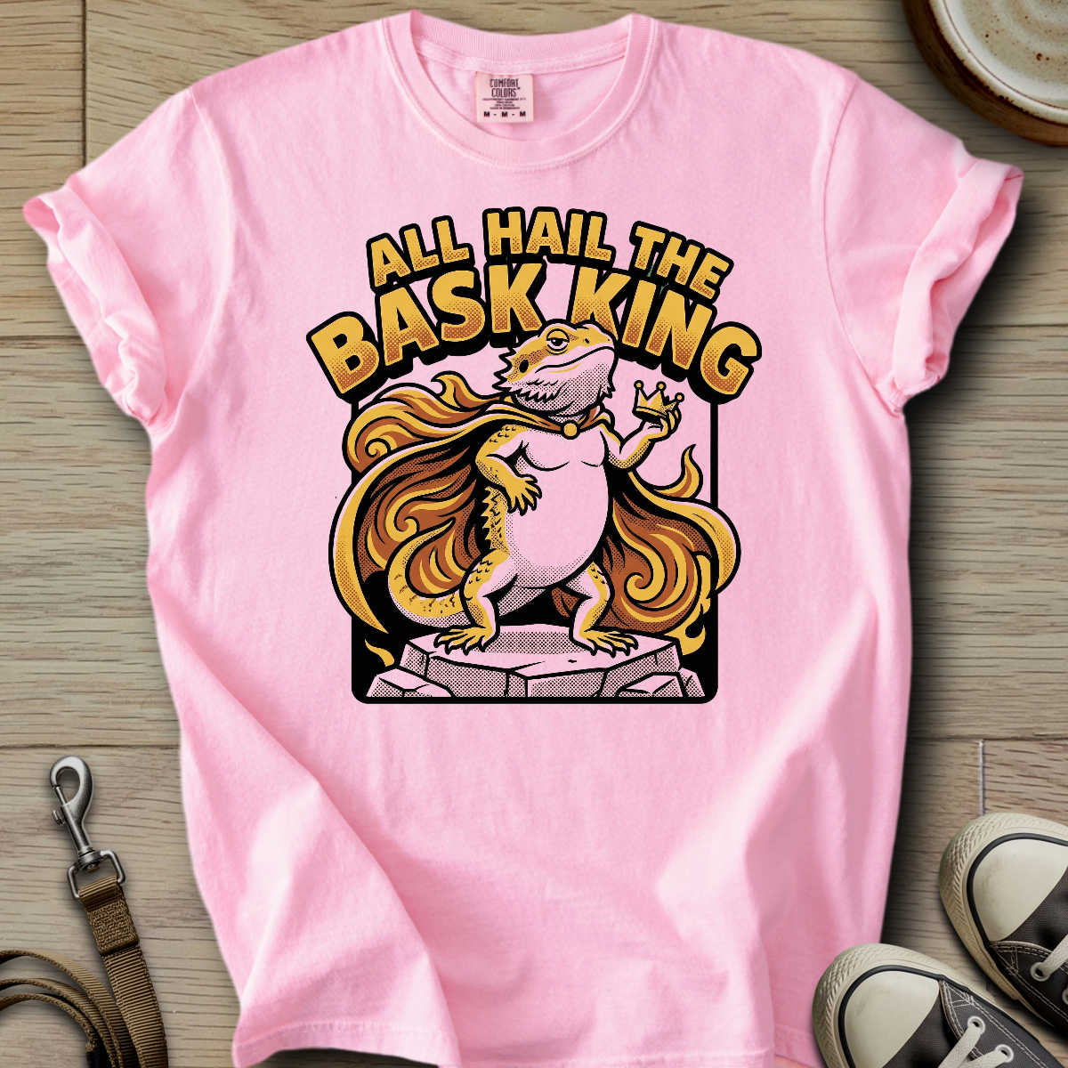 All Hail the Bask King - Beardie T-Shirt