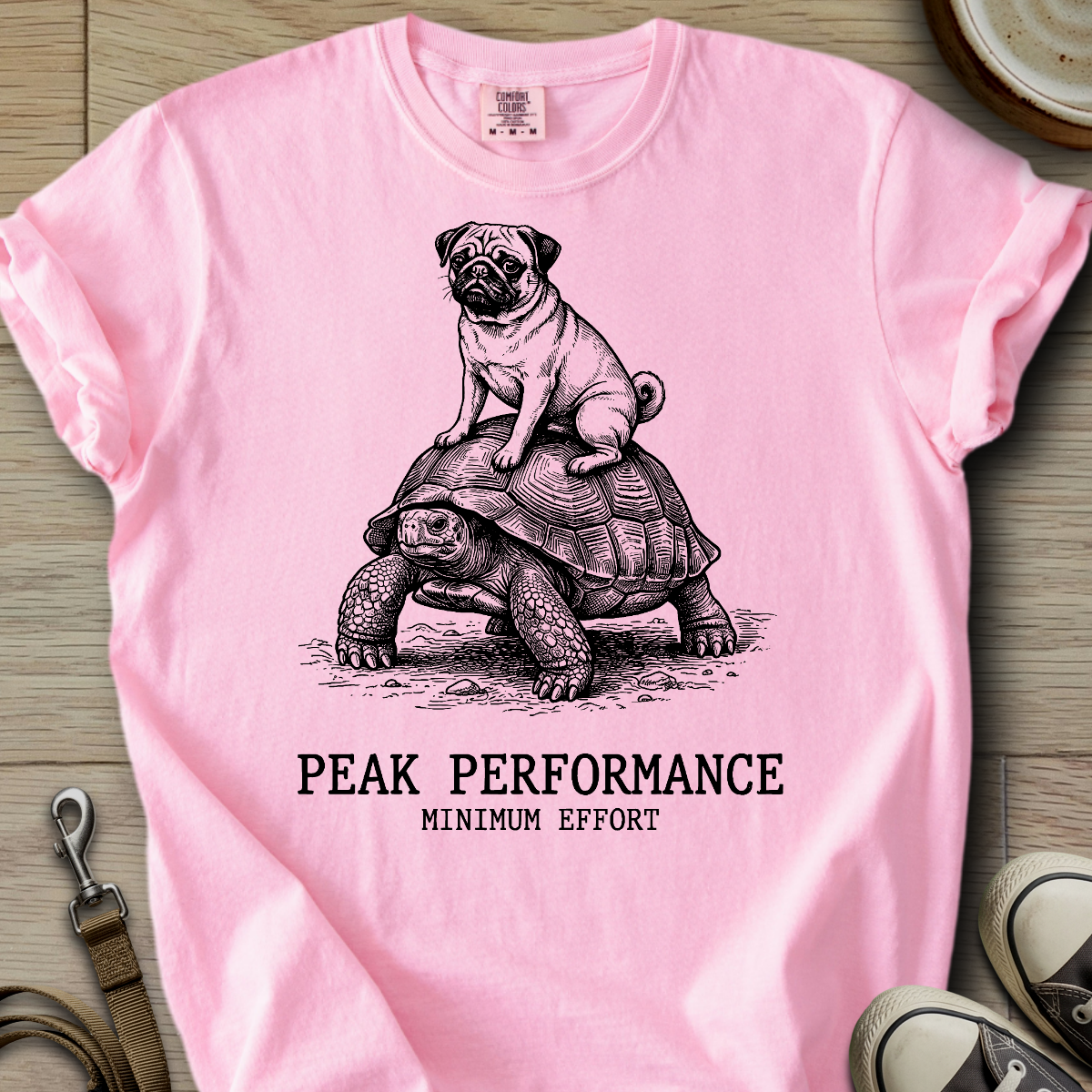 Peak Performance - Pug T-Shirt