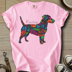 Personalized Name dog silhouette - Parson T-Shirt