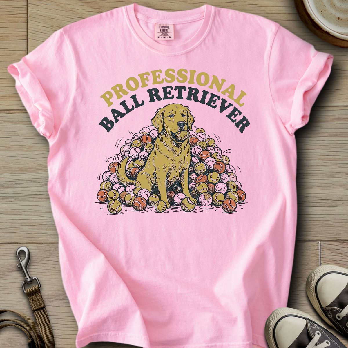 Professional Ball Retriever - Golden T-Shirt