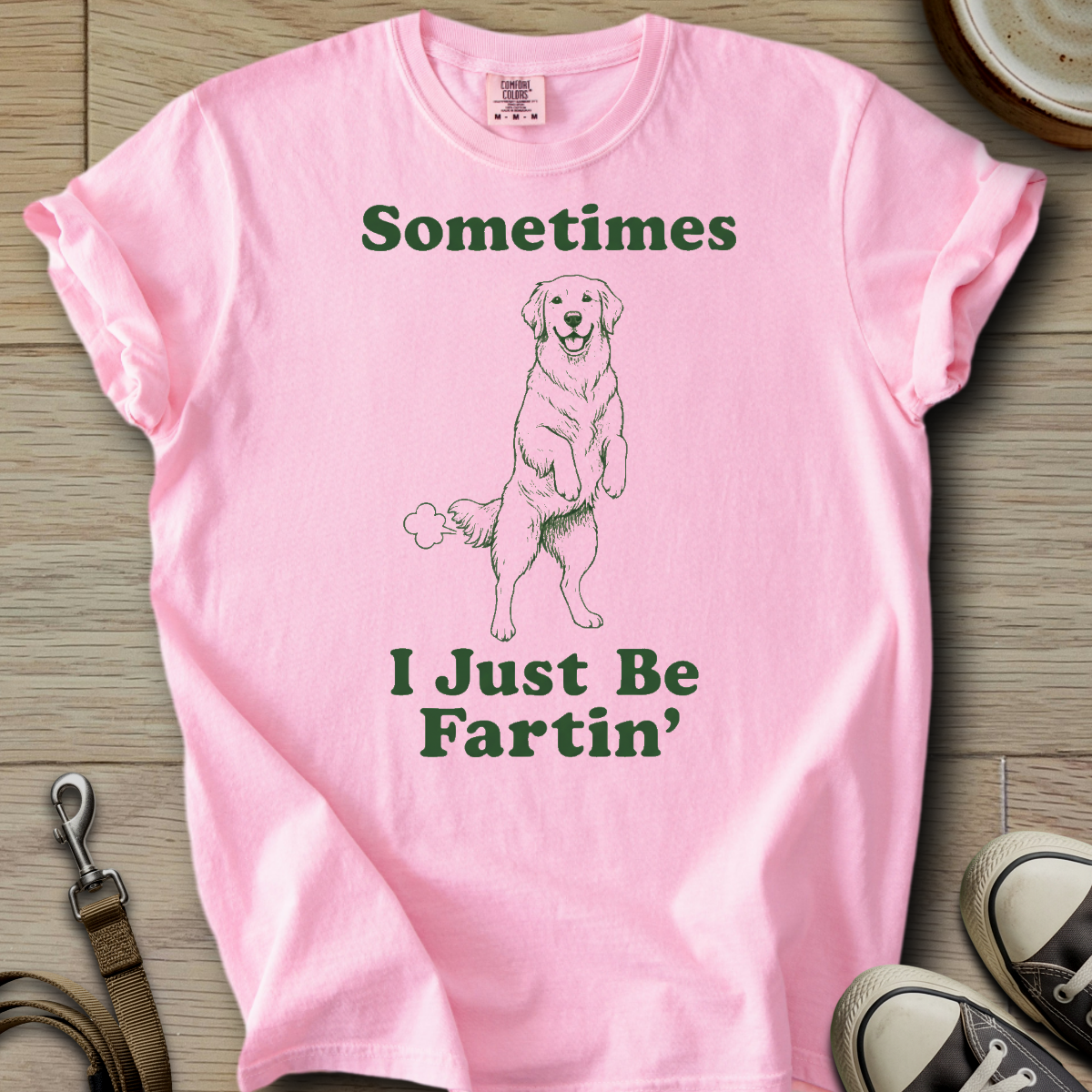 I Just be Fartin - Golden T-Shirt