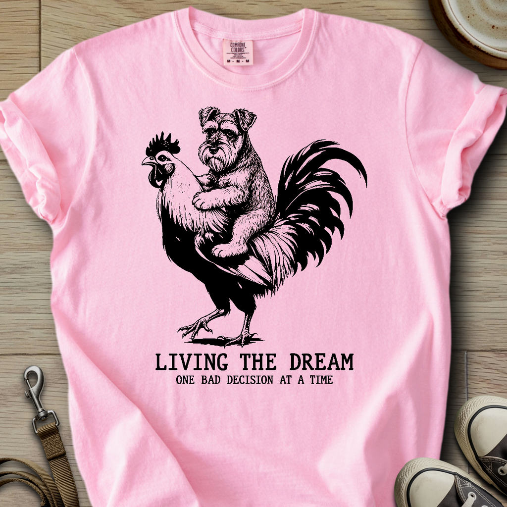 Living the Dream - Schnauzer T-Shirt