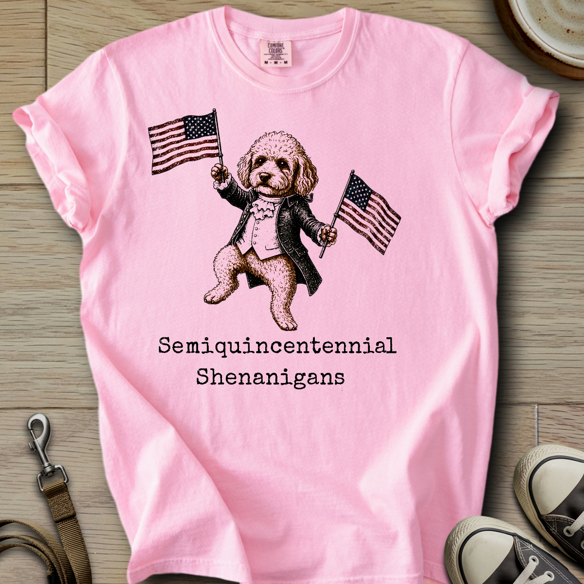 Semiquincentennial Shenanigans - Poodle T-Shirt