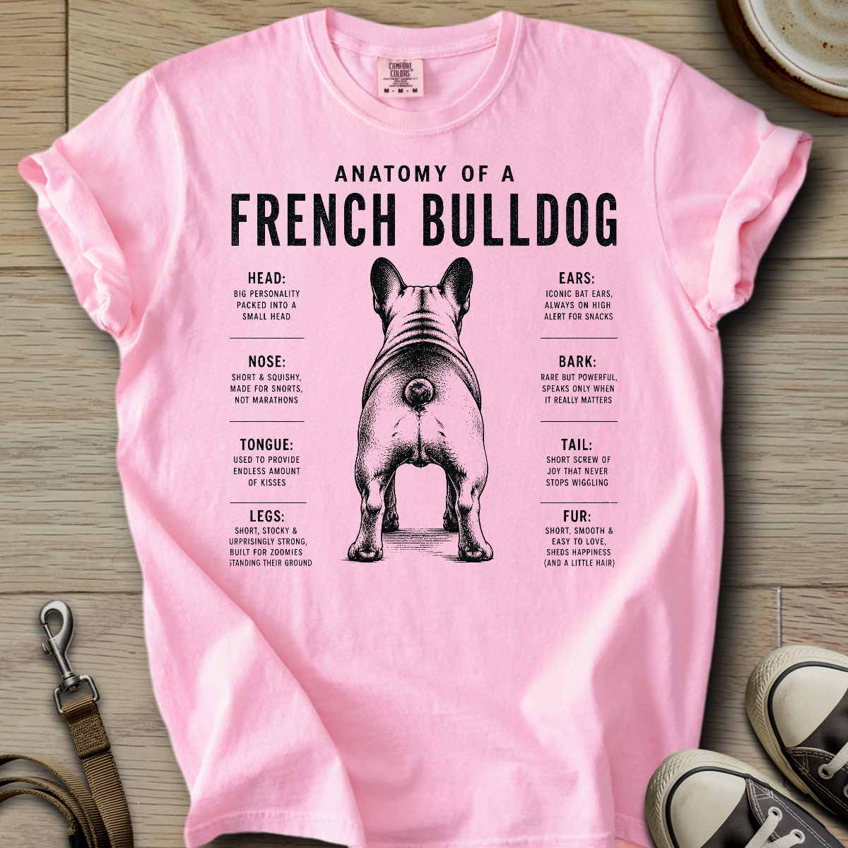 Anatomy of a Frenchie I T-Shirt