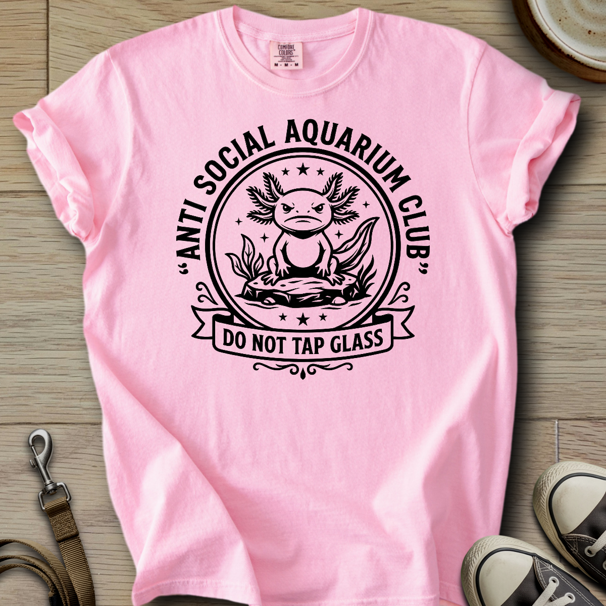 Anti Social Aquarium Club - Axolotl T-Shirt