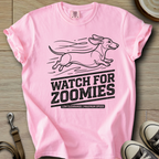 Watch for Zoomies - Doxie T-Shirt