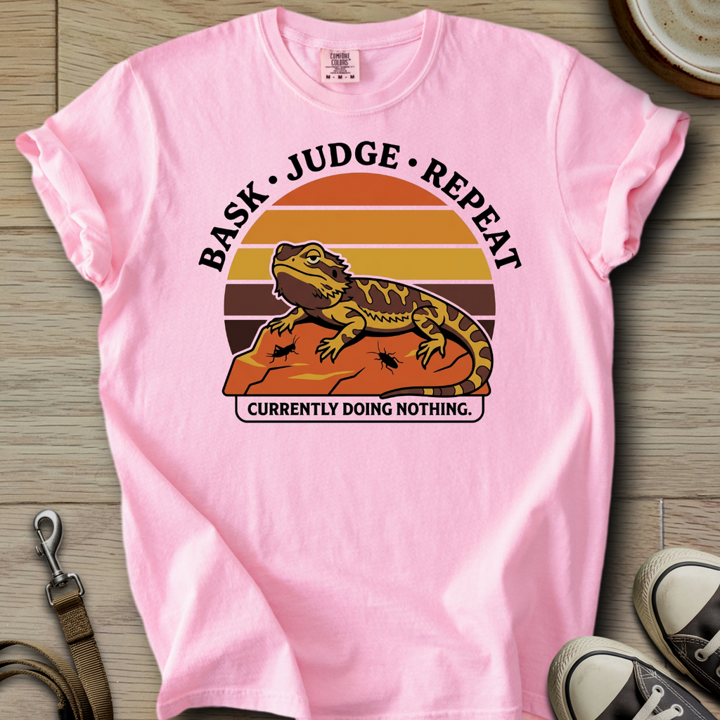 Bask, Judge, Repeat - Beardie T-Shirt