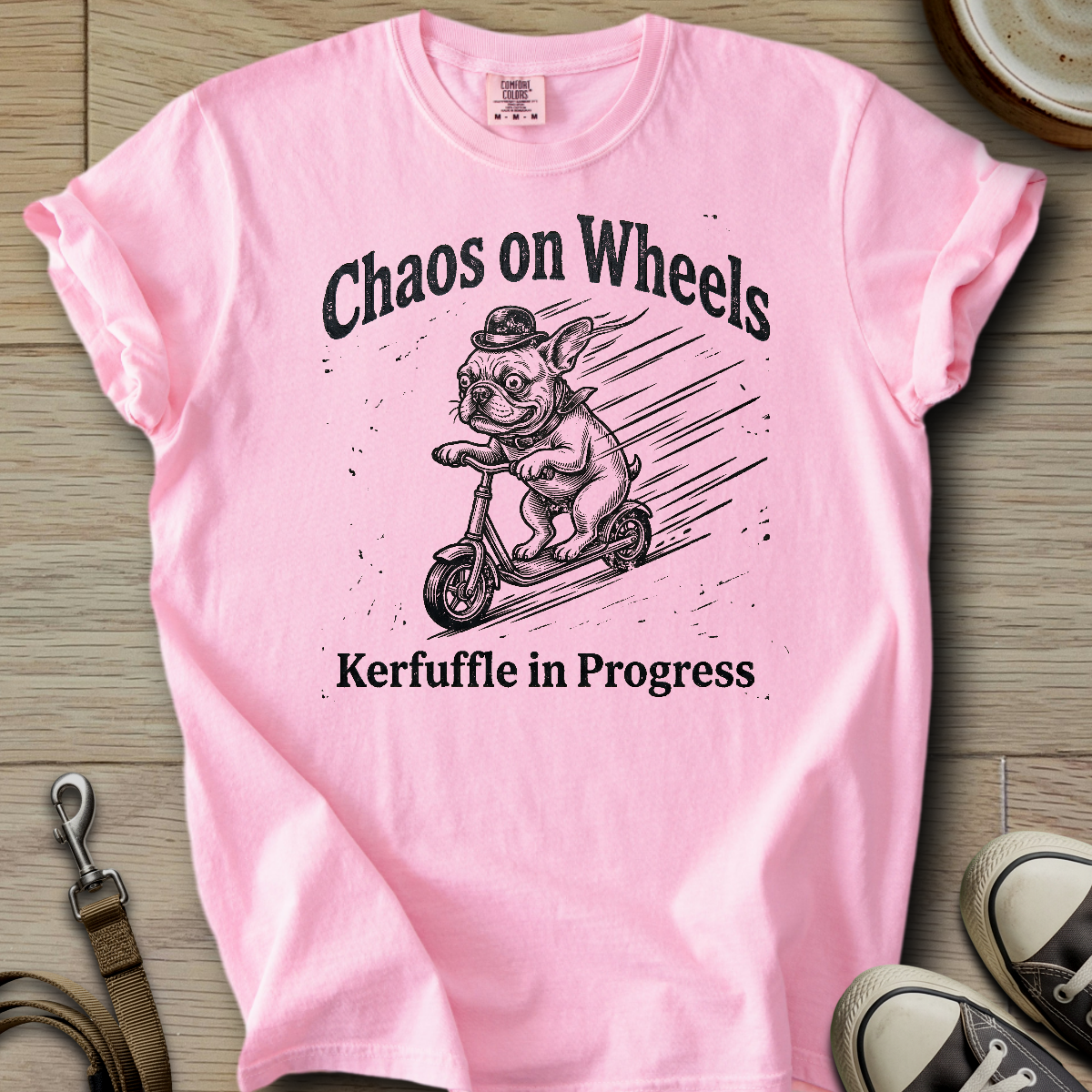 Chaos on Wheels - Frenchie T-Shirt