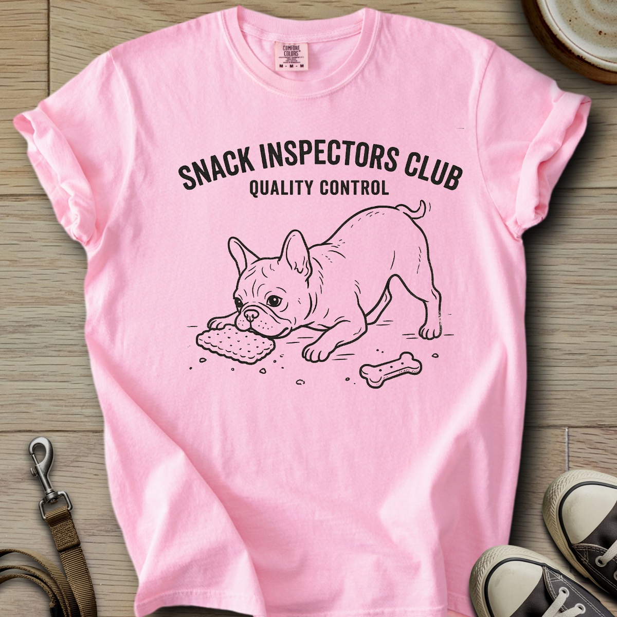 Snack Inspectors Club - Frenchie T-Shirt