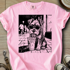 Cool Schnauzer drinking  T-Shirt