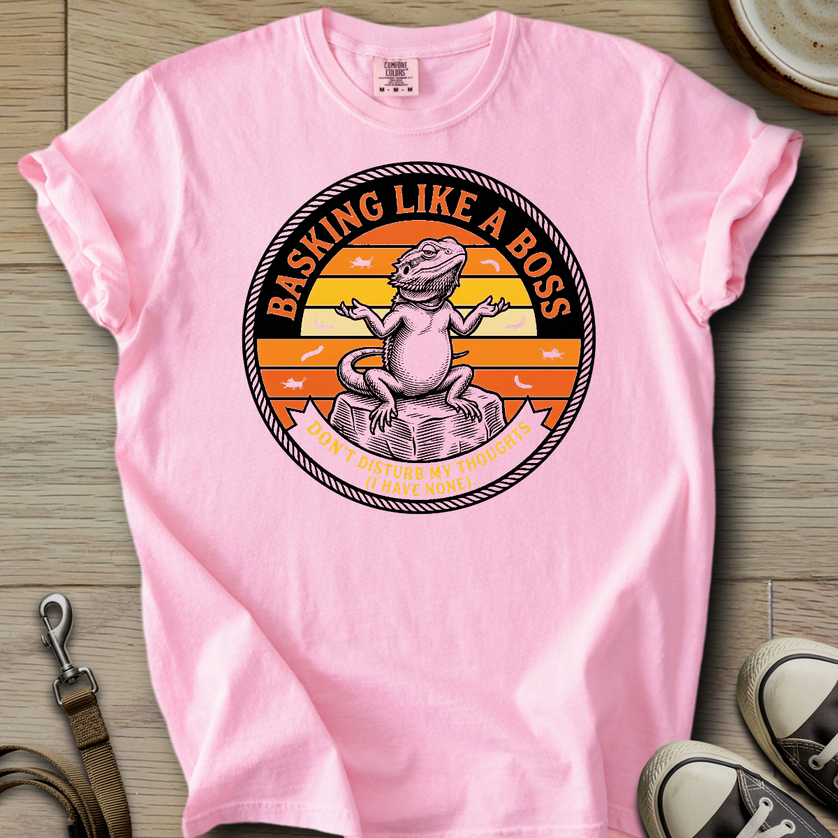 Basking Like a Boss - Beardie T-Shirt
