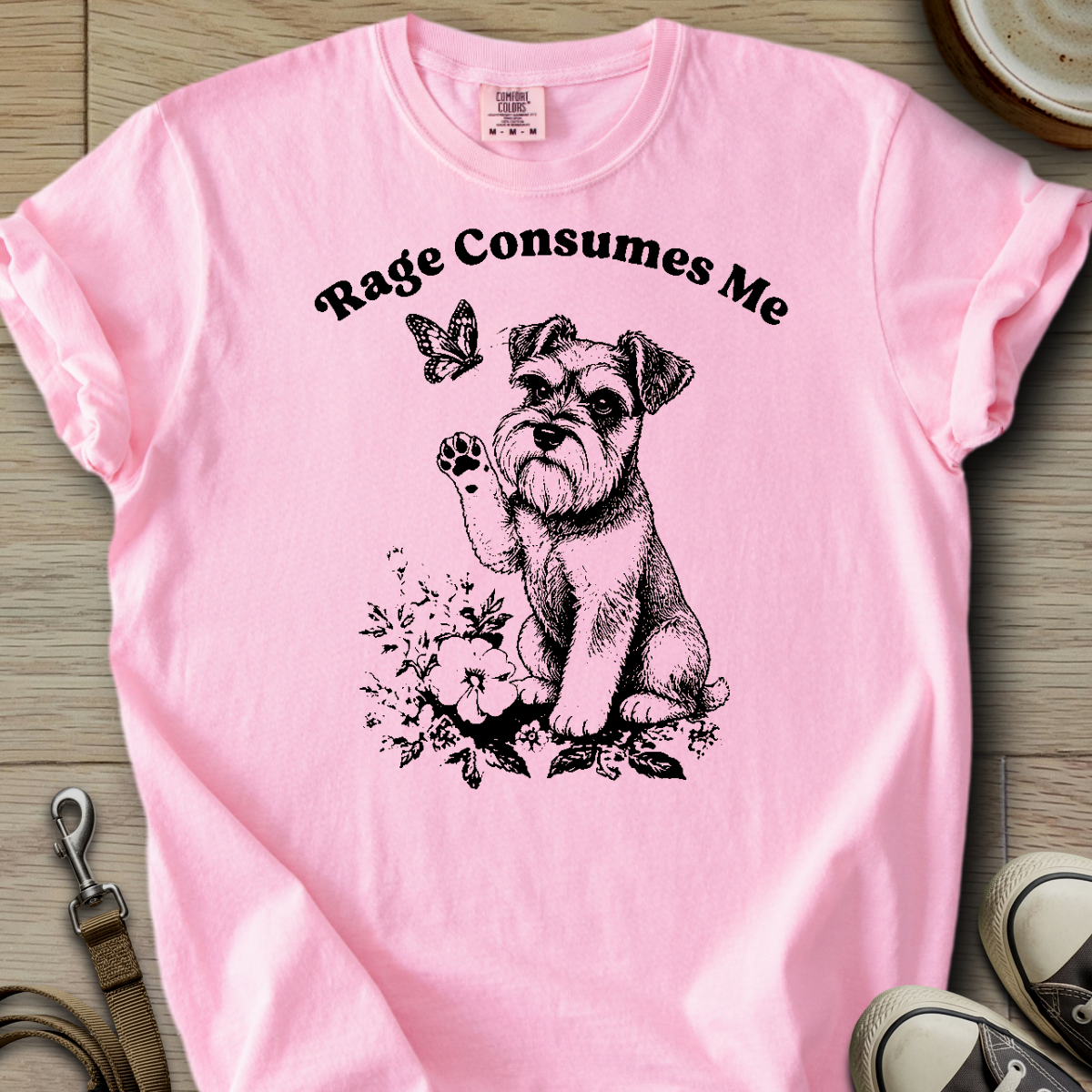 Rage Consumes me - Schnauzer T-Shirt