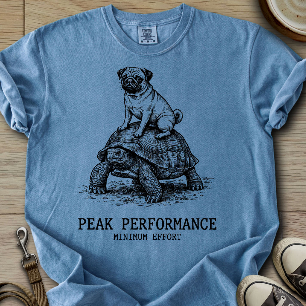 Peak Performance - Pug T-Shirt