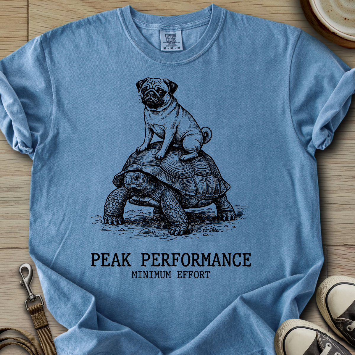 Peak Performance - Pug T-Shirt
