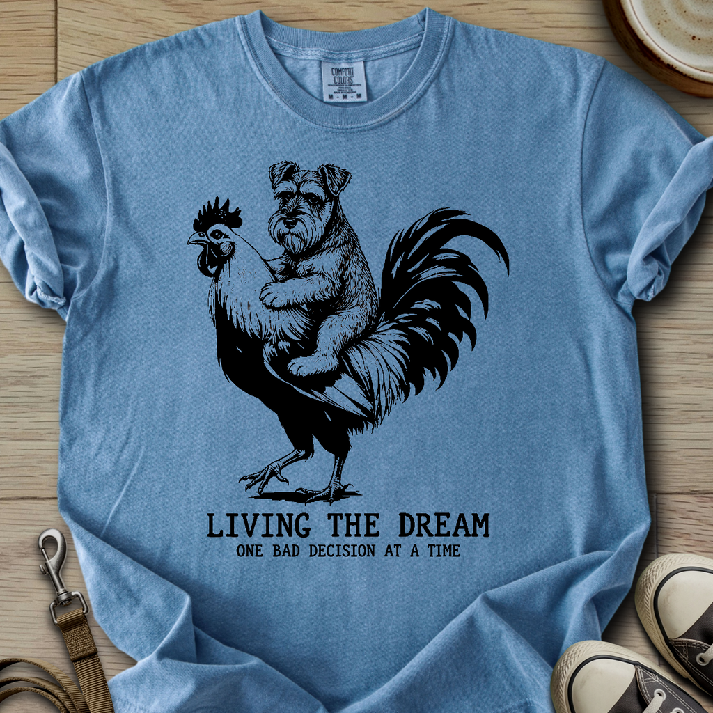 Living the Dream - Schnauzer T-Shirt