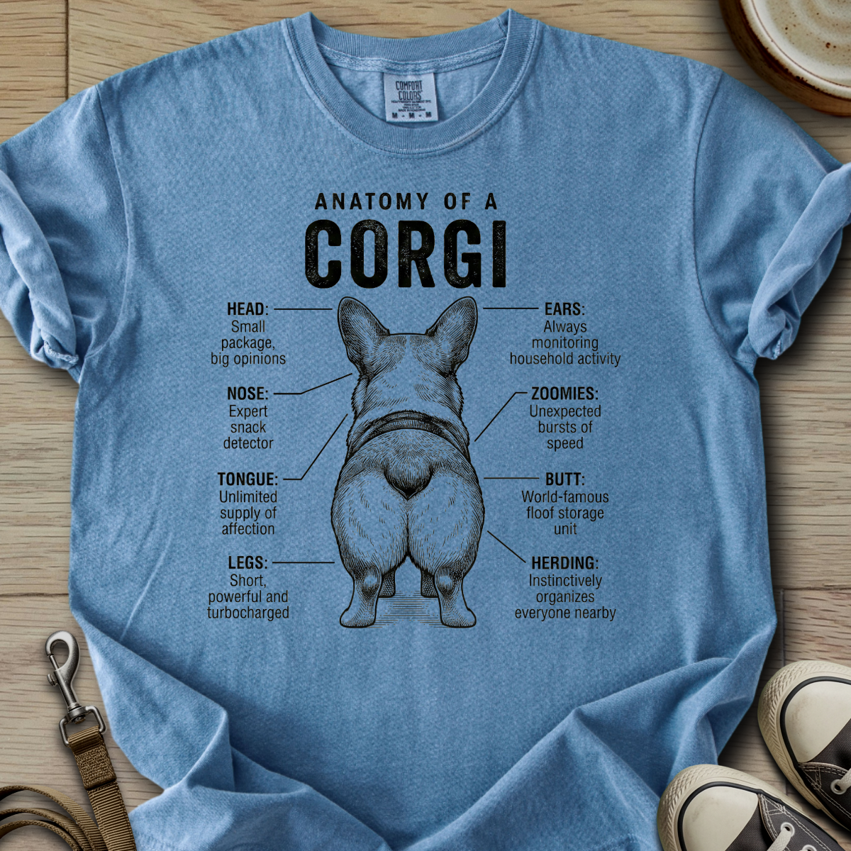 Anatomy of a Corgi I T-Shirt