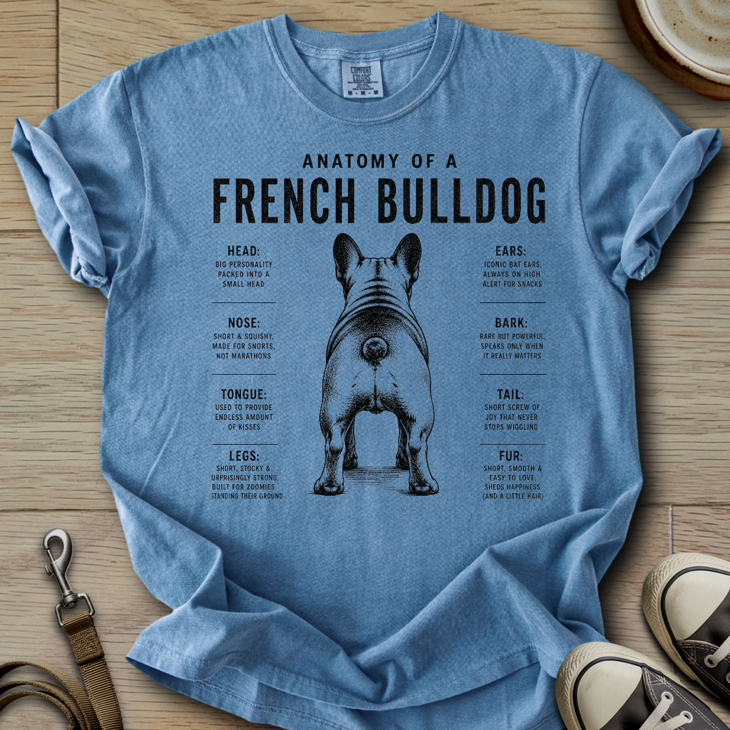 Anatomy of a Frenchie I T-Shirt