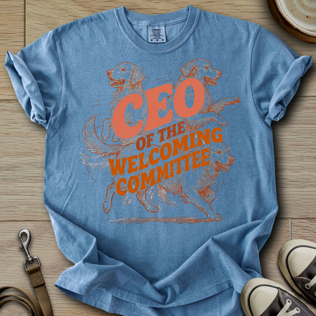 CEO of The Welcoming Committee - Golden T-Shirt