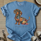 Custom Name dog silhouette - Doxie T-Shirt
