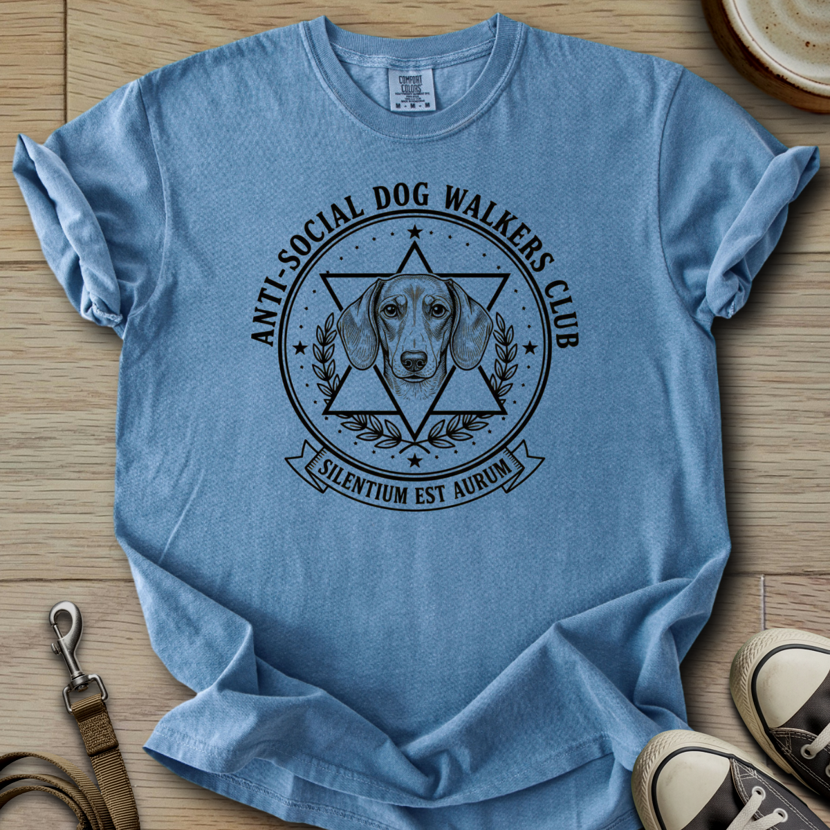 Anti-Social Dog Walkers Club - Doxie T-Shirt