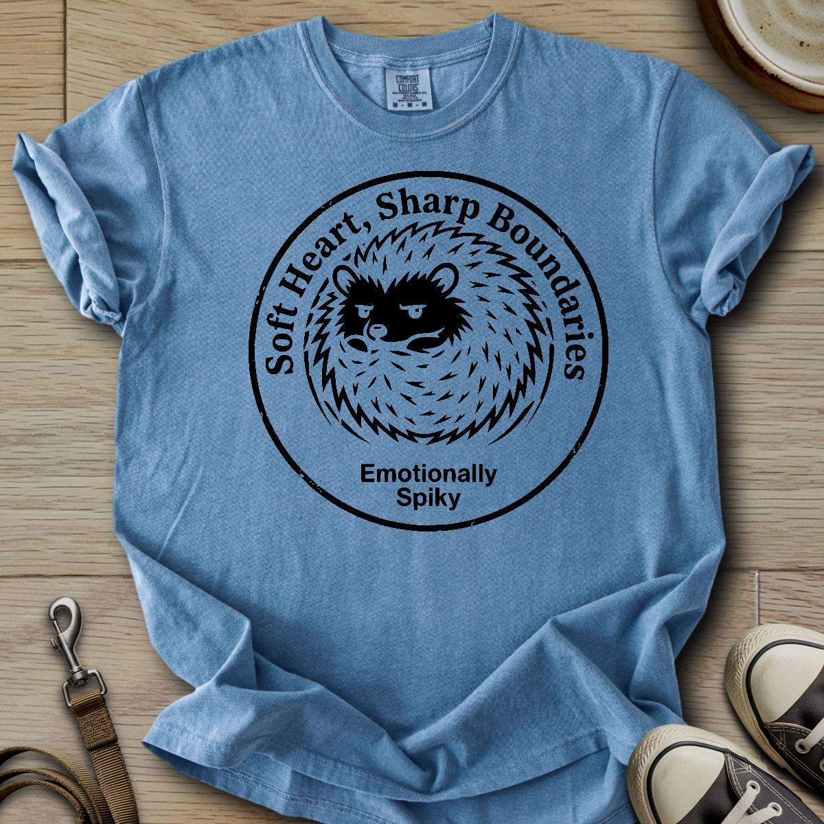 Soft Heart, Sharp Boundaries - Hedgie T-Shirt