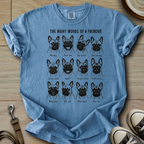 Many Moods of a Frenchie T-Shirt