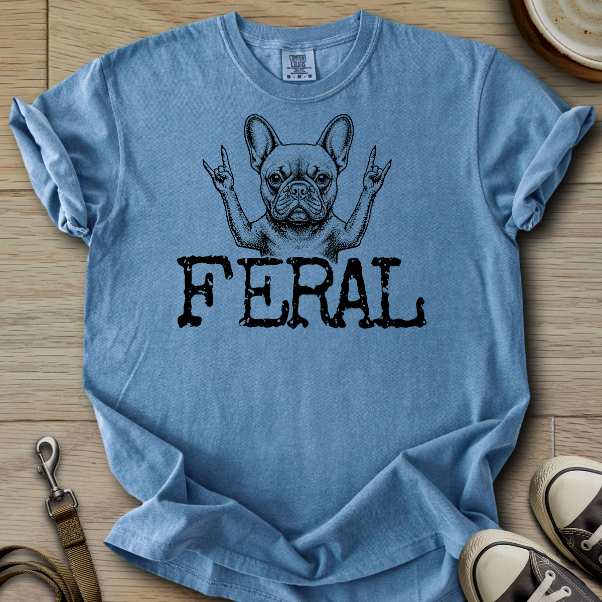 Feral - Frenchie T-Shirt