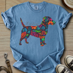 Personalized Name dog silhouette - Parson T-Shirt