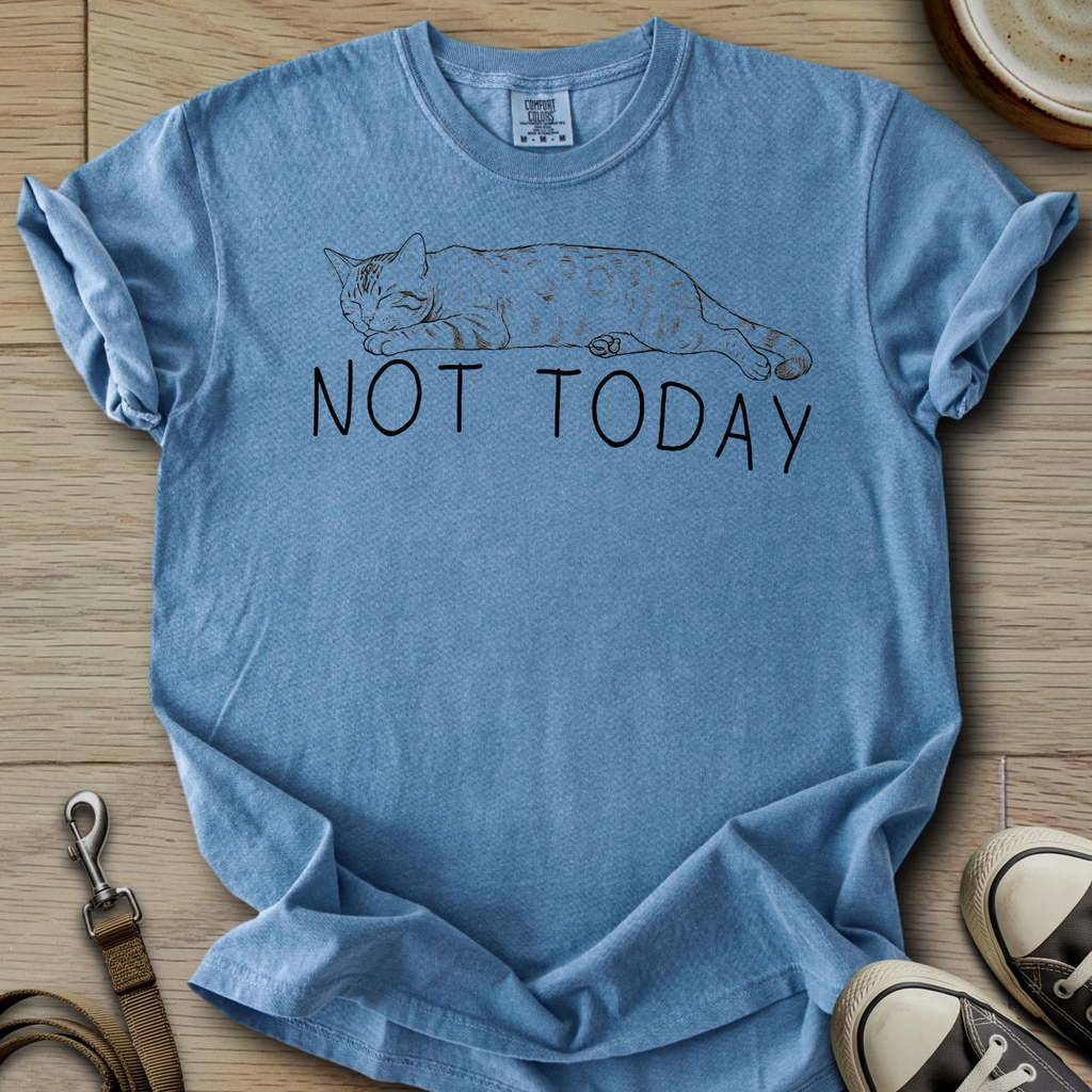 Not Today - Cat T-Shirt