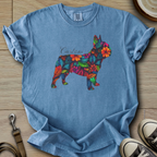 Personalized Name dog silhouette - Frenchie T-Shirt