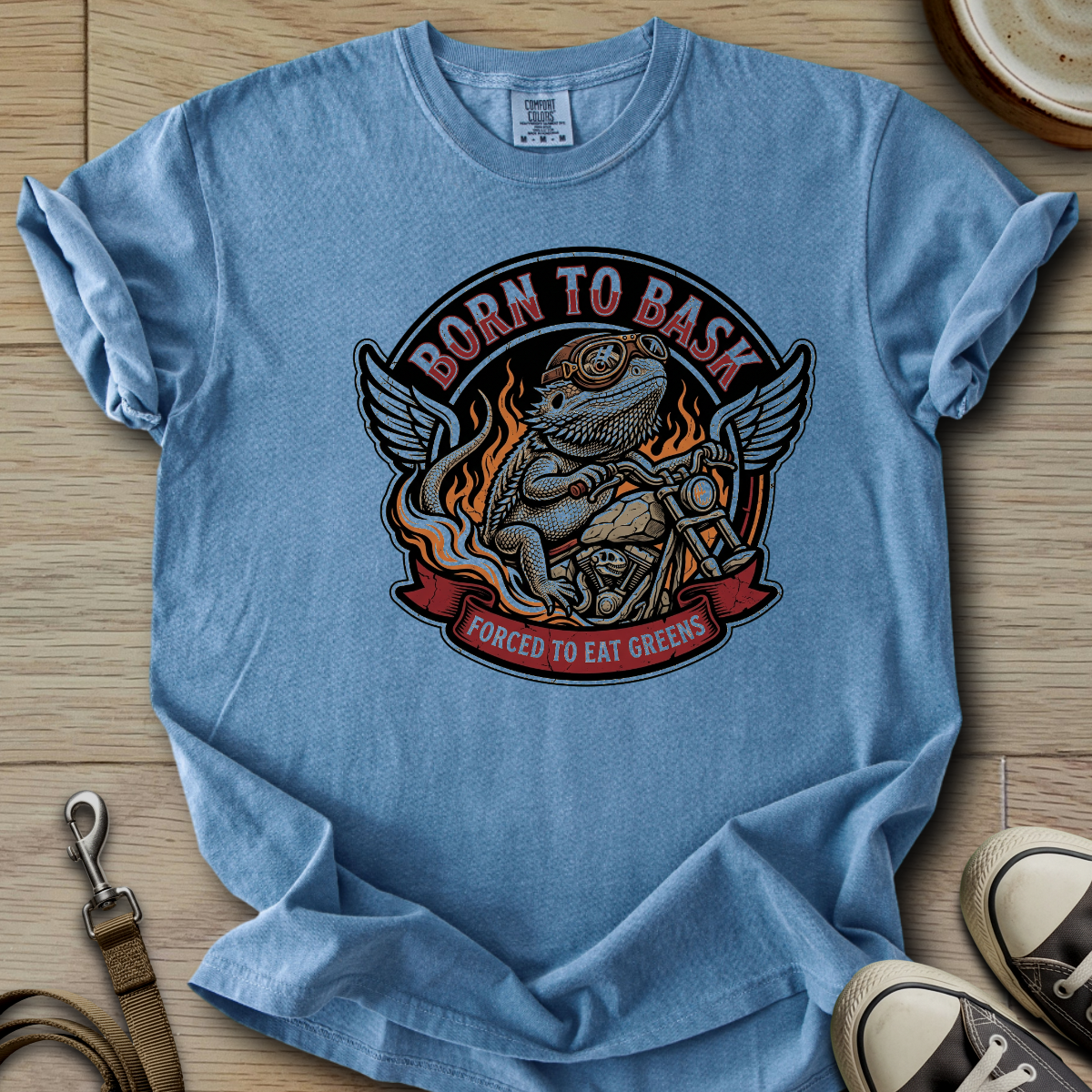 Born to Bask - Beardie T-Shirt