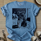 Dog Drinking Iced Coffee - Frenchie T-Shirt