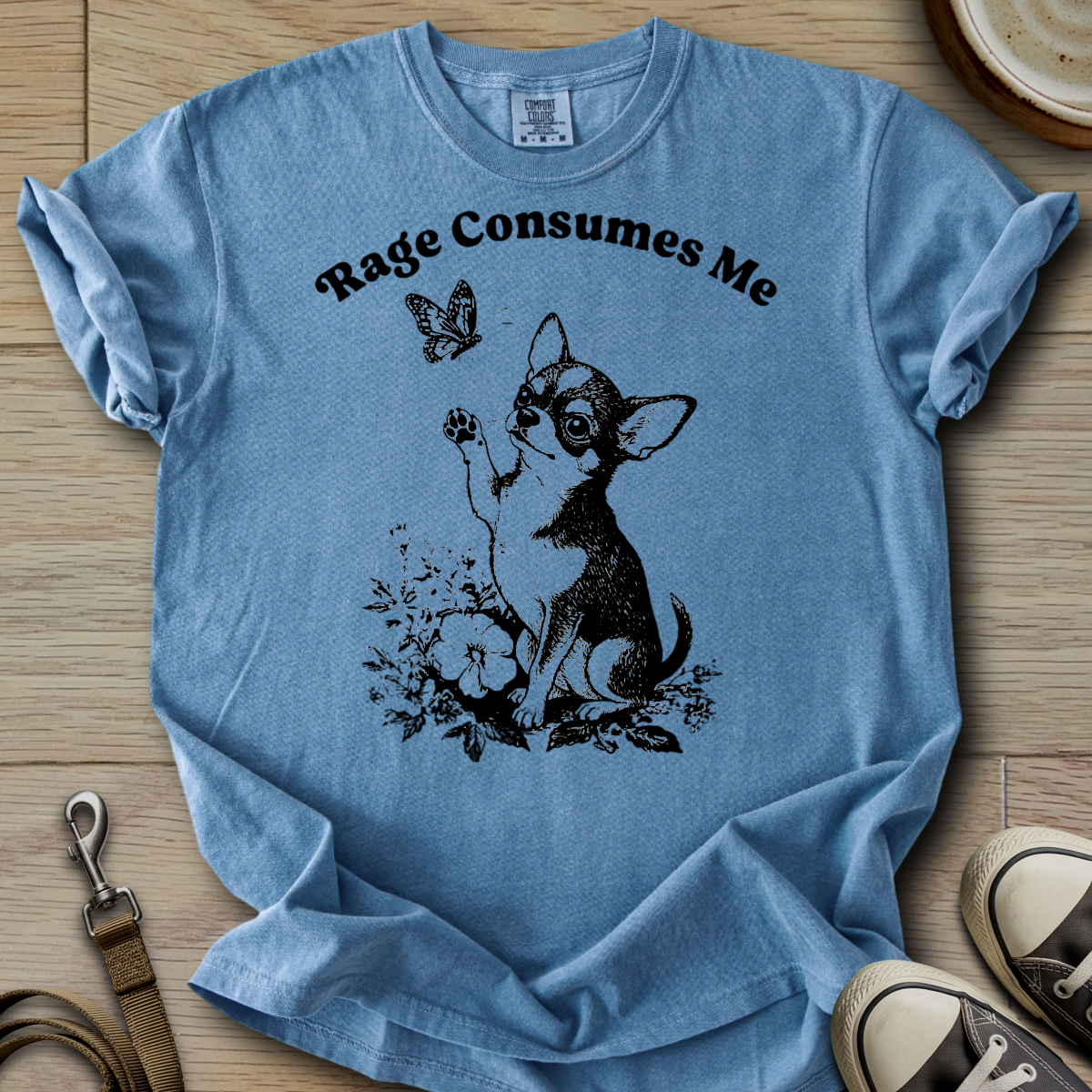 Rage Consumes Me - Chihuahua T-Shirt