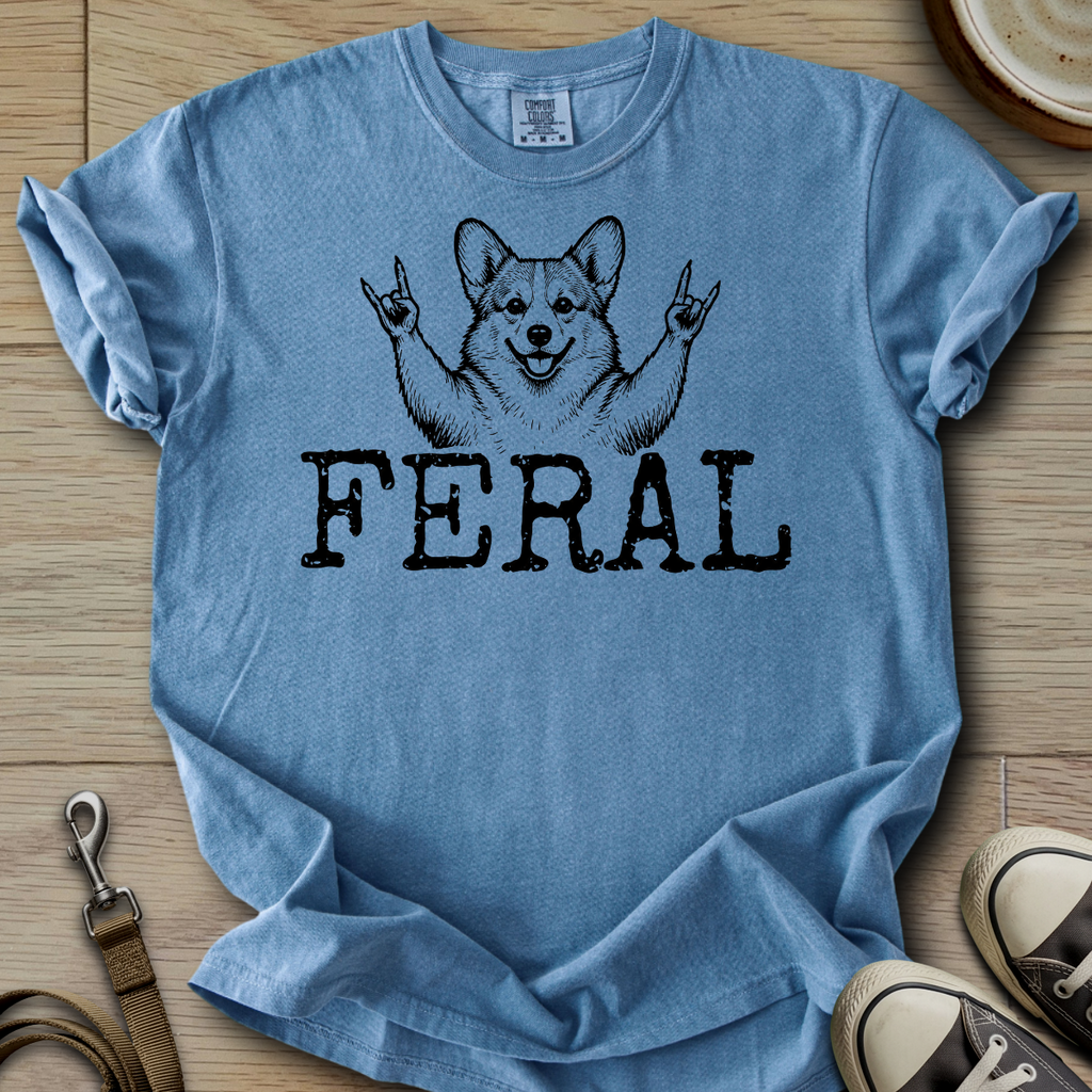 Feral - Corgi T-Shirt